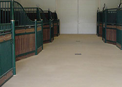 rubber horse stalls