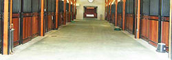 rubber horse stalls